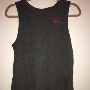 GRAY NOPE TANK TOP